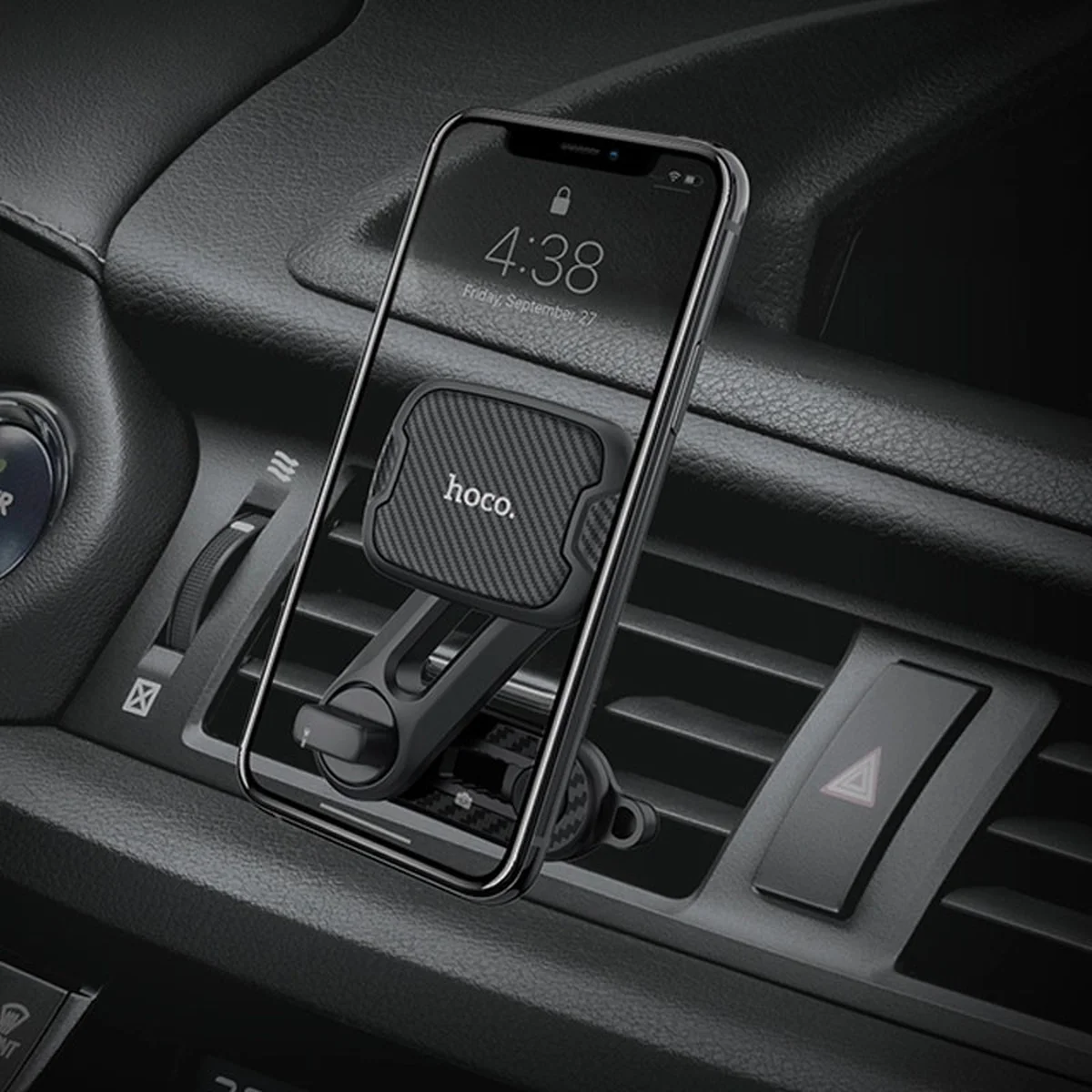 Автодержатель Hoco CA68 магнитный Черный