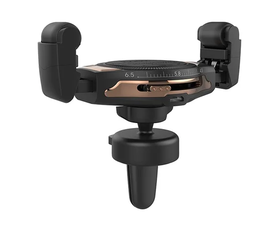 Автодержатель с БЗУ Wireless Charger Hoco S1 rose_gold