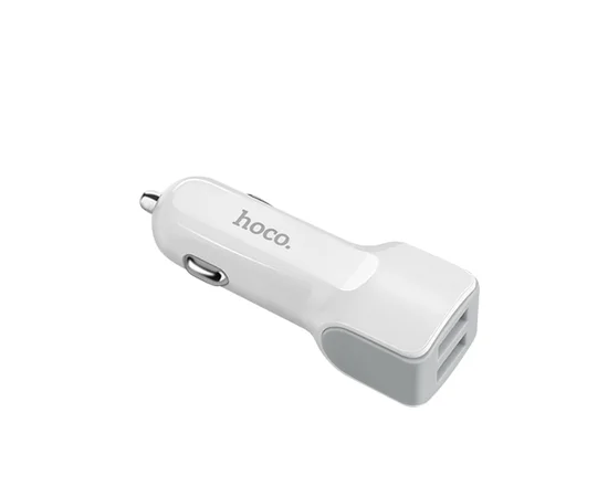 АЗУ Hoco Z23 Grand Style + Cable (Micro) 2.4A 2USB Белый