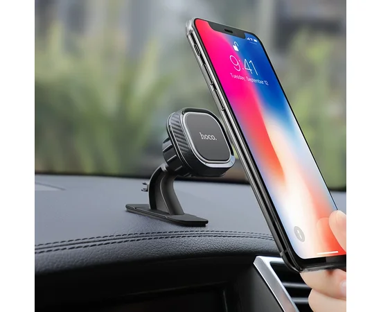 Автодержатель Hoco CA53 магнитный Черно - серый