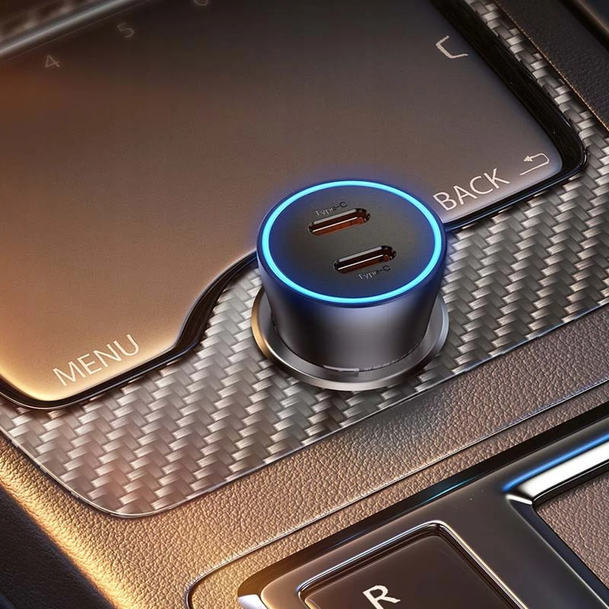 АЗУ Baseus Golden Contactor Pro Dual Type-C+Type-C 40W (CGJP00001) Темно-серый