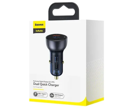 АЗУ Baseus Particular PPS 65W USB + Type-C (CCKX-C) Серый