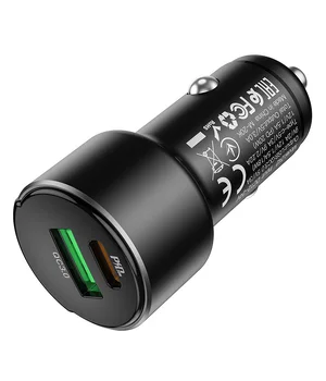 АЗУ Hoco Z42 PD 20W + QC3.0 (1USB/3A) Черный