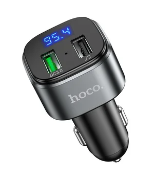 АЗУ FM модулятор HOCO E67 QC3.0 Чорний