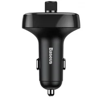 АЗУ FM модулятор Baseus 2.4A 2USB (CCALL-TM) Черный