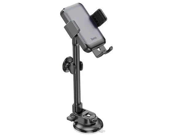 Автодержатель Hoco H27 Rock push-type (center console) Black / Gray