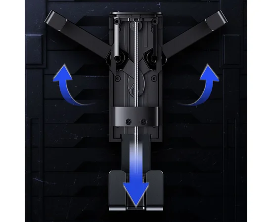 Автодержатель USAMS US-ZJ058 Retractable Gravity Car Holder Черный