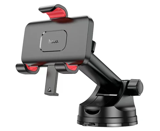 Автодержатель Hoco H22 Dragon automatic clamping (center console) Red and black