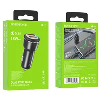 АЗУ Borofone BZ17 QC3.0 (2USB/3A) Черный