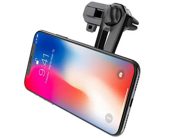 Автодержатель магнитный Hoco CA57 Черно - серый