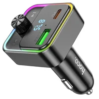 АЗУ FM модулятор Hoco E81 Fantasy PD30W+QC3.0 Black