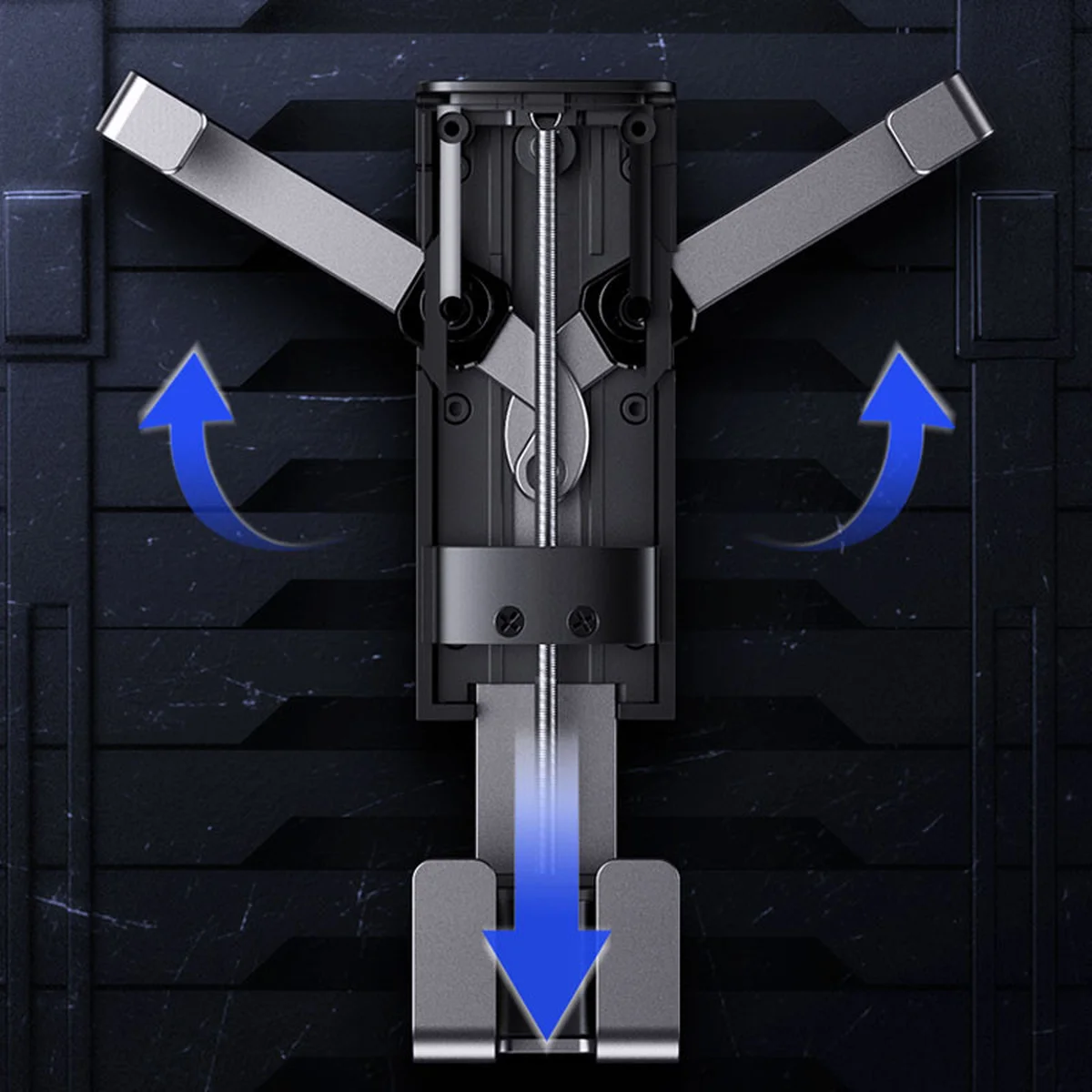 Автодержатель USAMS US-ZJ060 Metal Retractable Gravity Серый