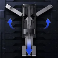 Автодержатель USAMS US-ZJ060 Metal Retractable Gravity Серый