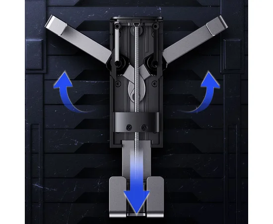 Автодержатель USAMS US-ZJ060 Metal Retractable Gravity Серый