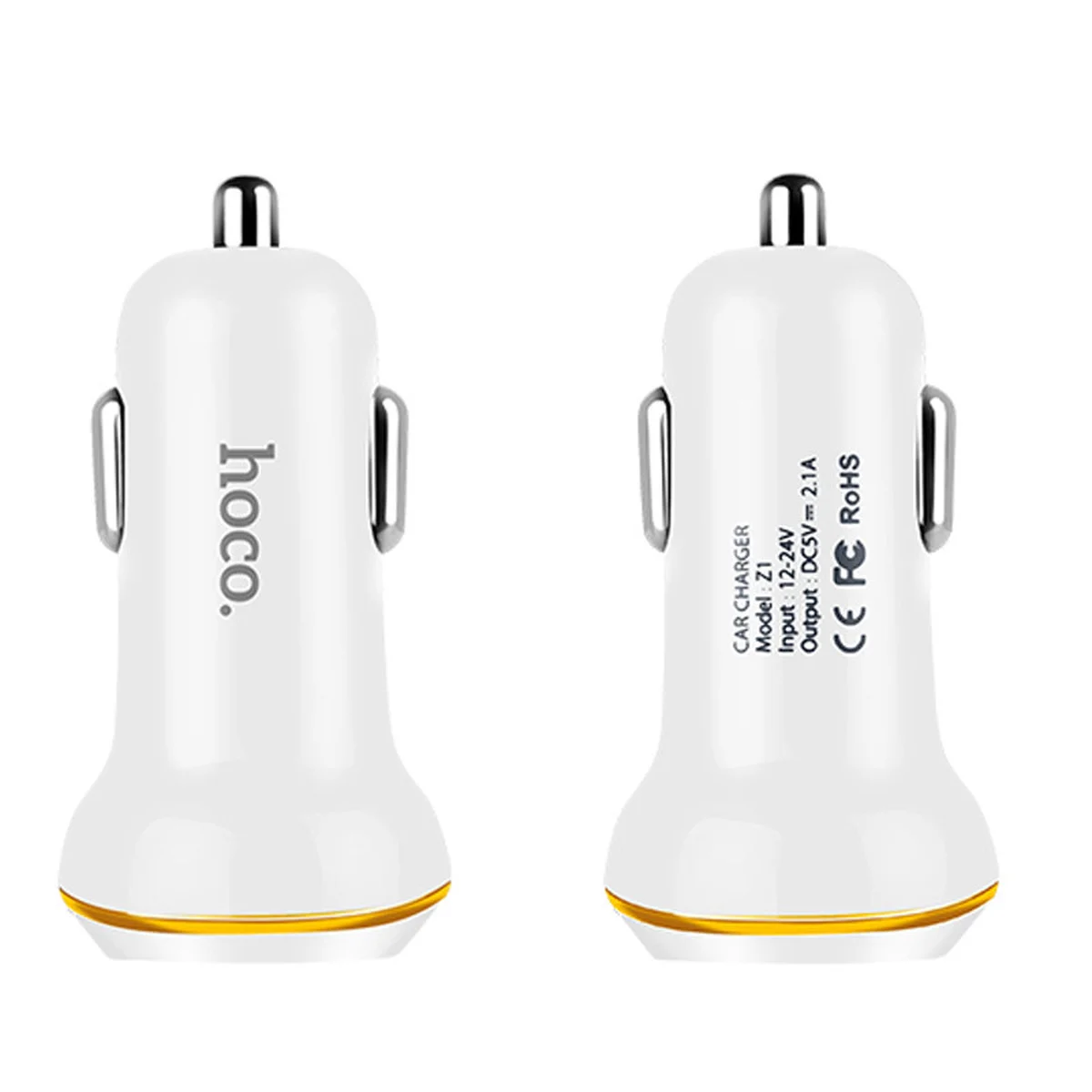 АЗУ Hoco Z1 (2USB 2.1A) Белый