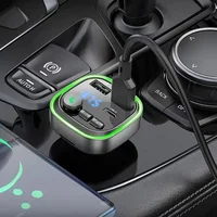 АЗУ FM модулятор Borofone BC48 Black