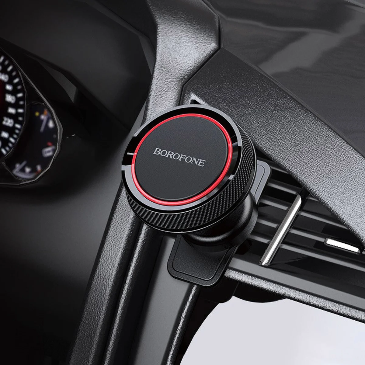 Автотримач Borofone BH12 Чорний / Червоний