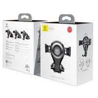 Автодержатель Baseus Osculum Type Черный