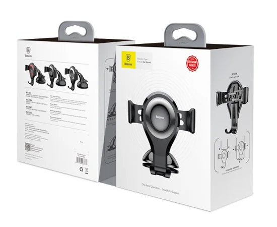 Автодержатель Baseus Osculum Type Черный