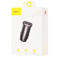 АЗУ Baseus Square Metal QC 3.0 30W 2USB (CCALL-DS) Чорний