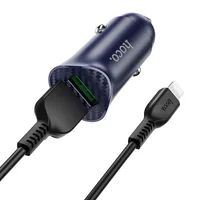 АЗУ Hoco Z39 QC3.0 (2USB) + Lightning Синий