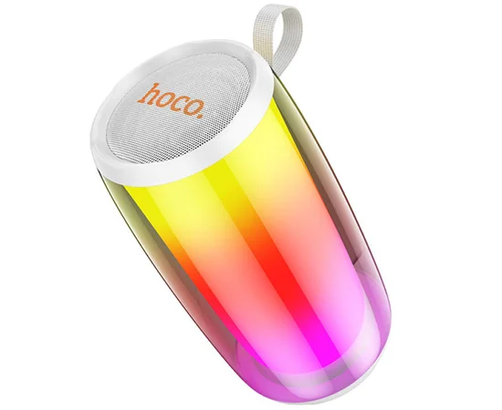 Bluetooth Колонка Hoco HC18 Jumper colorful luminous White
