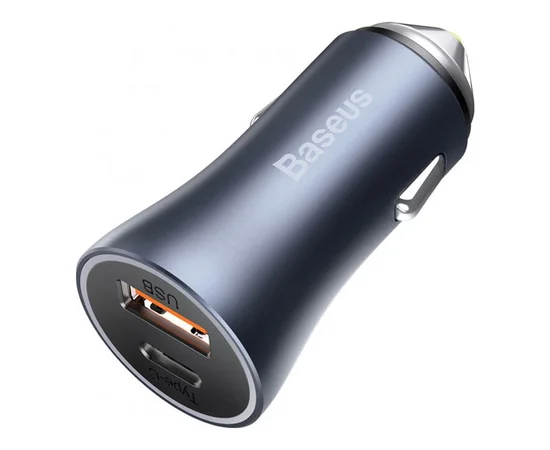 АЗУ Baseus Golden Contactor Pro 40W USB + Type-C (CCJD-0G) Серый