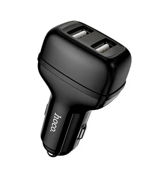 АЗП Hoco Z36 (2USB / 2.4A) Чорний