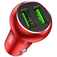 АЗУ Hoco Z37 QC3.0 (2USB) Красный