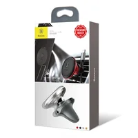 Автотримач магнітний Baseus SUGX Air Vent with Cable clip Чорний