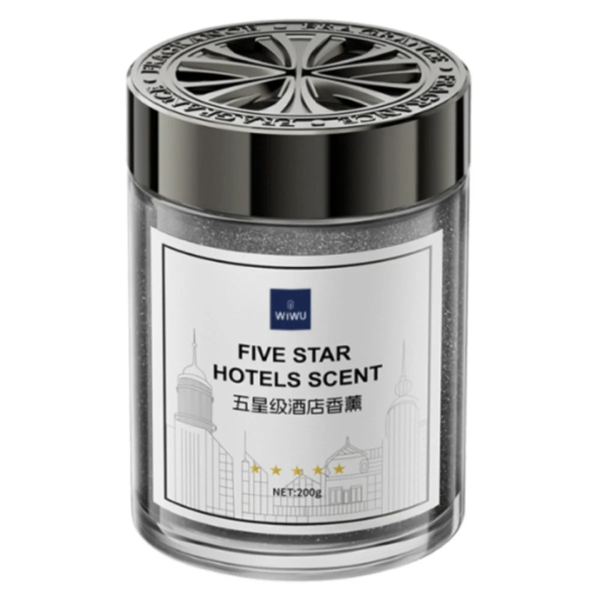 Ароматизатор в машину WIWU Wi-Ai004 Premium Star Solid Balm Grey