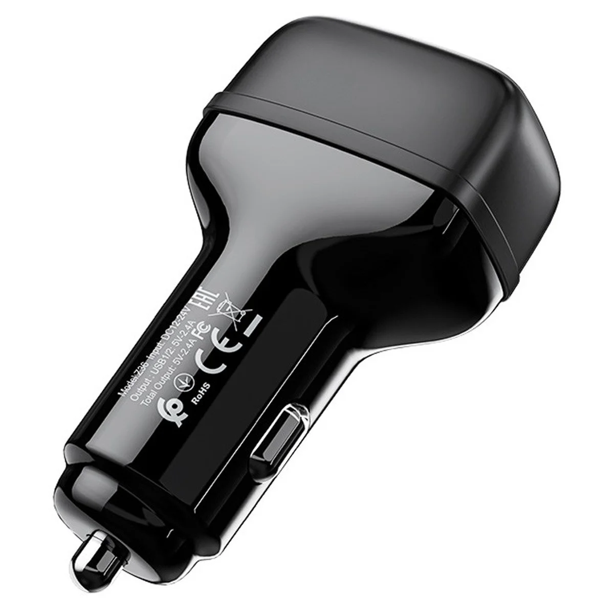 АЗП Hoco Z36 (2USB / 2.4A) Чорний