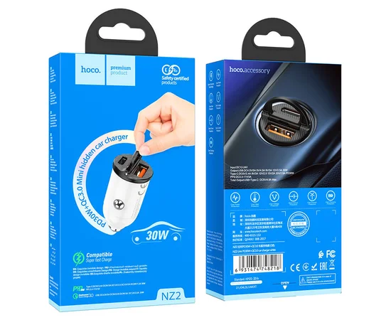 АЗУ Hoco NZ2 Link PD30W+QC3.0 Белый