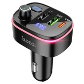 АЗУ FM модулятор HOCO E62 PD20W+QC3.0 Черный