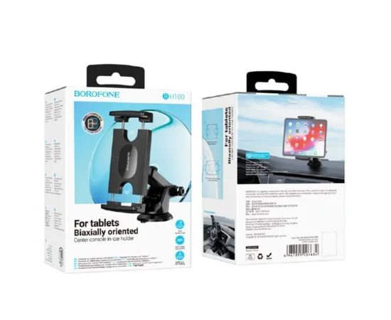 Автодержатель для планшета Borofone BH100 Airy (center console) Black