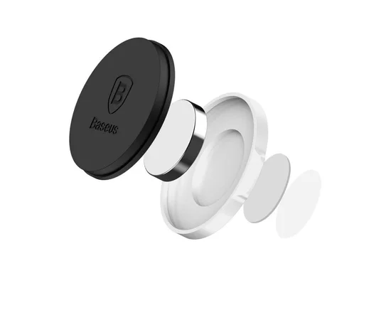 Автодержатель Baseus (SUER-C0S) Small Ears Magnetic Suction Bracket Flat Серебряный