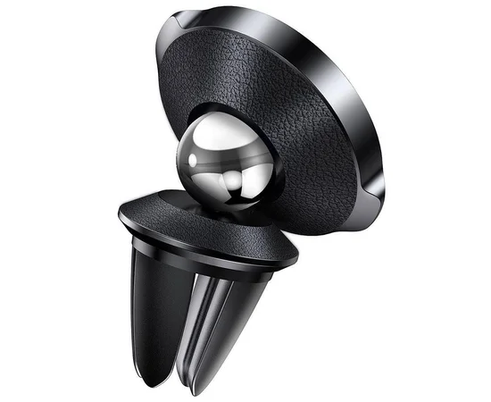 Автодержатель Baseus (SUER-E01) Small Ears Air Outlet Magnetic Bracket Leather Черный
