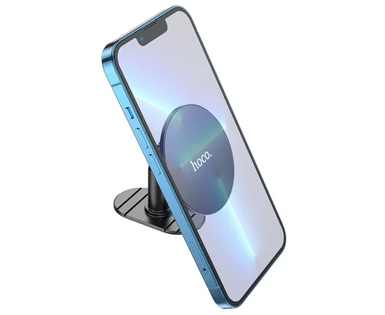 Автодержатель Hoco H13 Fine jade ring (center console) Black