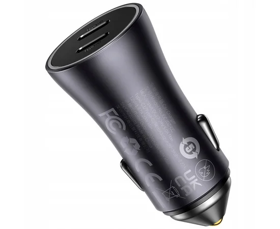 АЗУ Baseus Golden Contactor Pro Dual Type-C+Type-C 40W (CGJP00001) Темно-серый