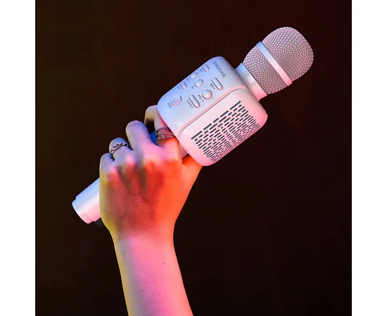 Караоке Микрофон-колонка Borofone BF1 Rhyme Белый