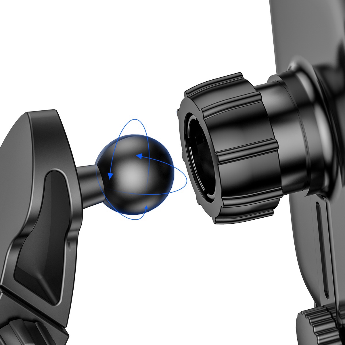 Автодержатель с БЗУ Baseus Light Electric 15W (WXHW03) Черный