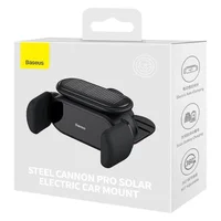 Автоутримувач Baseus Steel Cannon pro Solar Electric Car Mount (SUGP010001) Black
