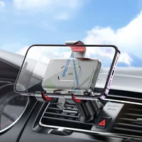 Автотримач Hoco H21 Dragon автоматичний clamp (air outlet) Red and black