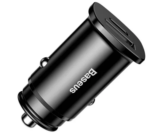 АЗУ Baseus Square Metal PD 3.0 QC 4.0+ 30W USB + Type-C Черный