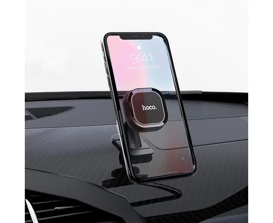 Автодержатель Hoco CA53 магнитный Черно - серый
