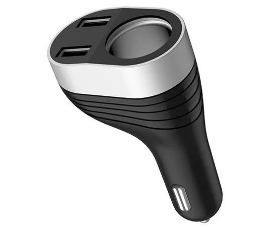 АЗУ Hoco Z29 (1 разъем/2USB/3.1A) Черный