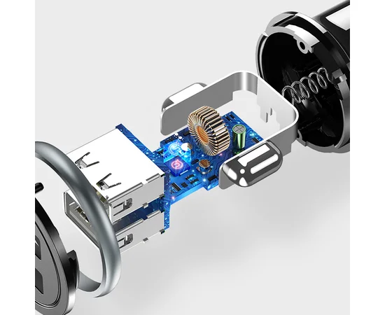 АЗУ USAMS US-CC050 C4 (2USB 2.4A) Белый