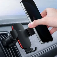 Автодержатель Baseus Metal Age 2 Gravity Car Mount (Air Outlet Version) (SUJS000013) Dark Grey