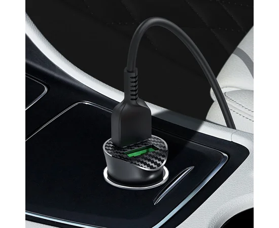 АЗУ Hoco Z39 QC3.0 (2USB) + MicroUSB Черный