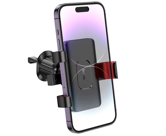 Автодержатель Hoco H21 Dragon automatic clamp (air outlet) Red and black